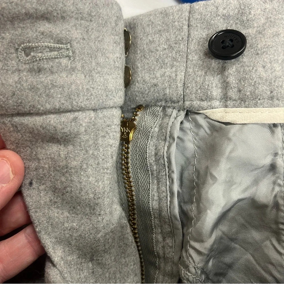 Aritzia Wilfred Jallade Grey Wool Crop Pants Size 2 - Picture 6 of 13